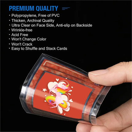 200 Pack Penny Card Sleeves Transparent Trading collect Protector Sleeve Holder For Game Pokemon Tcg Yugioh Baseball Sports Card