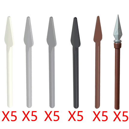 MOC Medieval Military Weapons Building Blocks Parts Castle Knights Soldier Sword Bow Crossbow Helmet Spear Model Bricks Boy Toys