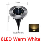 8LED-Warm White / 8Pcs