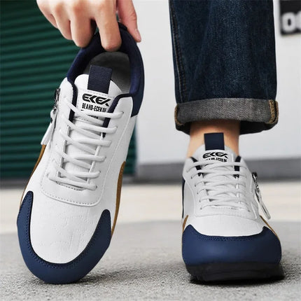 Men's PU Leather Casual Sneakers - image 3