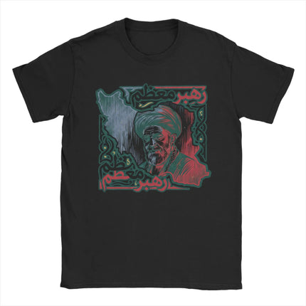 Graphic Printing We Love You Ayatollah RIP 1939-2026 IRAN Ali Khamenei  T Shirt For Unisex  Cotton Tee Shirt Short Sleeve Tops