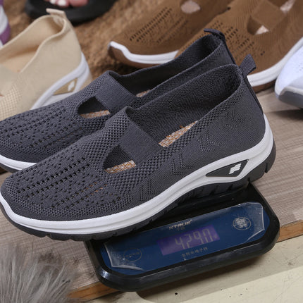 Women's Summer Shoes - Casual Sneaker, Non-Slip Sole Design, Fly-Woven Upper Is More Skin-Friendly Sale Shoes With Free Shipping