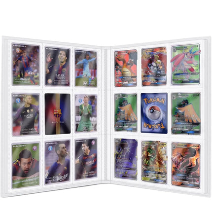 9 Pocket 540 Cards Collection Album Holder Binder Folder Fit For Pokemon YuGiOh TCG Game Sports Football Anime Card Storage