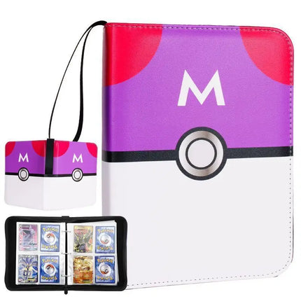 Pokemon 4or9 Pocket Card Album Binder Pokemon Verzamelmap 400or900 Capacity Trading Card Storage BookPU Cover Cartoon Gift