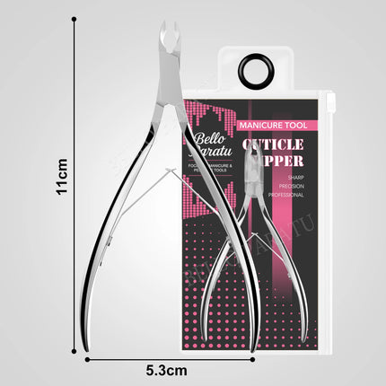 1Pcs Cuticle Trimmer Professional Cuticle Nippers Stainless Steel Clippers Cutter Remover Manicure Nail Tools for Women