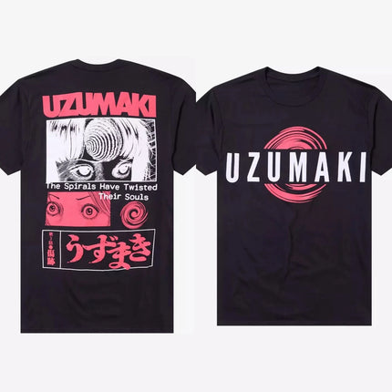 Junji Ito Uzumaki The Black Lighthouse  T-Shirt Cotton Graphic Tee Men Women Summer Streetwear