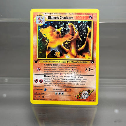 Charizard PTCG Single Collection Card 1st Edition 1996 Vmax Ex Rare Rainbow Card PKM Proxy Cards Toys Gifts