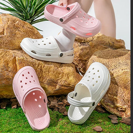 Clogs Women Sandals Summer Casual EVA Lightweight Outdoor Women's Shoes Anti Slip Thick Sole Beach Slides Casual Garden Shoes