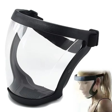Full Face Shield Antifog Protection Cover Transparency Protective Mask With Filters For Motorcycle Cycling Dusting Mask Kitchen