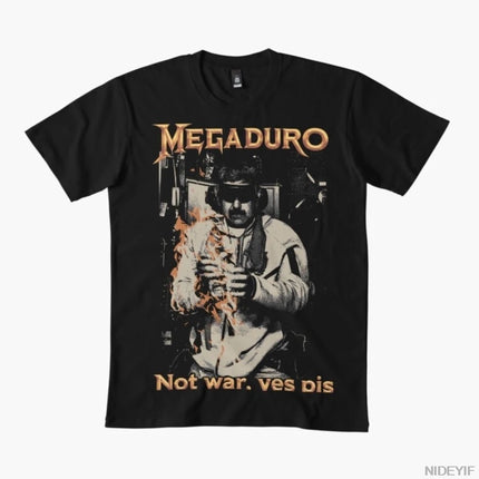 Megaduro Not War Yes Pis Political Parody T-shirt for Men Women 100% Cotton T Shirts Short Sleeve Tops J120