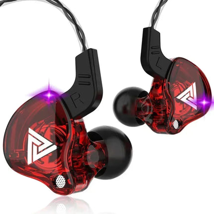 Original QKZ AK6 In Ear Earphone 6 Dynamic Driver Unit Headphone With Mic Stereo Sports HIFI Subwoofer Headset - product imag