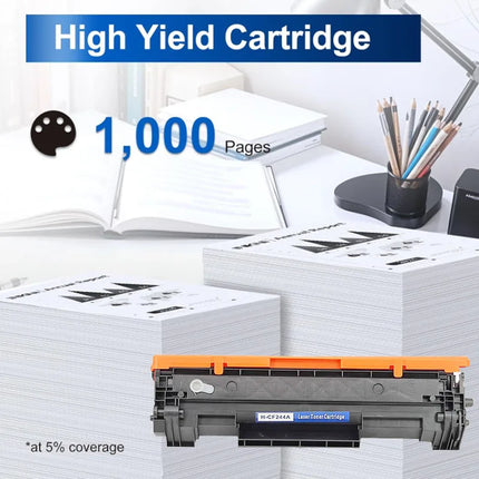 CF244A toner prints about 1,000 pages