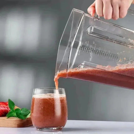 2L Blender Replacement Cup, Food‑Grade PP Pitcher with 8‑Blade, Universal Accessory for Home Commercial Smoothie Blender Juicer