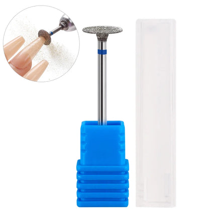 1/2Pcs C Radians Diamond Nail Drill Bit Milling Cutter Nail Edge Trimming Tool Diamond Sand Polishing Manicure Accessories