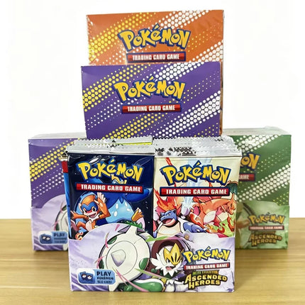 360Pcs Pokemon Card Whole Set MEGA EVOLUTION Ascended Heroes TCG Expansion Booster Box Trade Card 36 Pack Box English Version