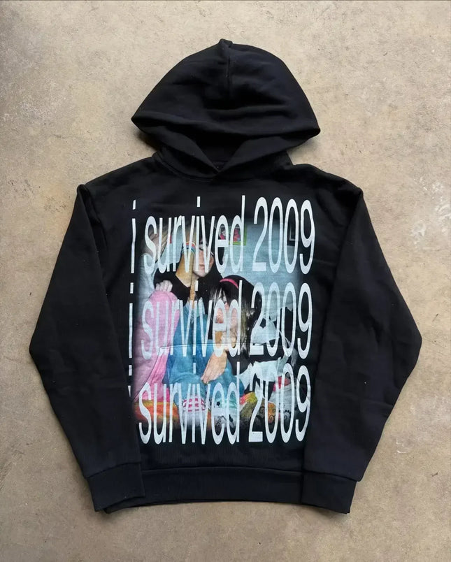 Sudadera extragrande americana con capucha y cuello redondo, ropa de calle, hip hop, para hombre y mujer, de algodón, estilo Harajuku, casual, ropa Y2K