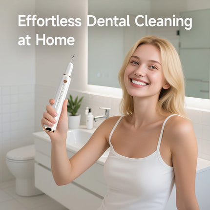 CURVY MOON T4 Electric Tooth Cleaner 5 Smart Modes Dental Scaler Calculus Tartar Smoke Satins Plaque Removal Teeth Whitening