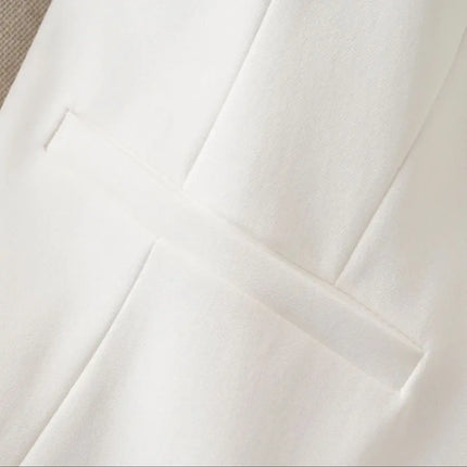 Single-Breasted Short V Neck Sleeveless Suit Vest for Women in Spring and Autumn Fashionable Workplace Elegant Slimming Look Wome