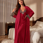 Burgundy Robe Set / XL