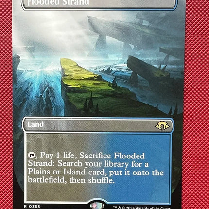 MTG Holo25 Foil Proxy Fetch Land Bloodstained Mire Flooded Strand Polluted Delta TCG Cards for EDH Modern Collection