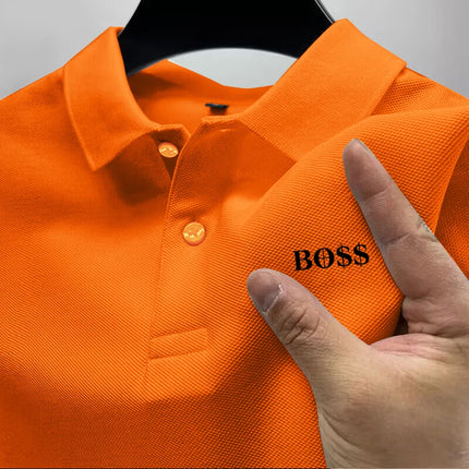 2026 New Men Quick Dry Short Sleeve Polo Shirts Breathable Casual Business Sports Summer Stylish High Quality Tops