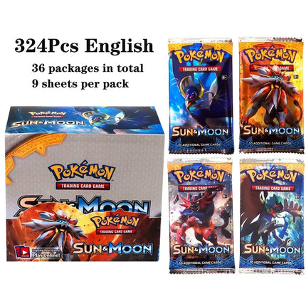 324Pcs/box Pokemon TCG Sun & Moom Unbroken Bonds 36 Pack Pokemon Cards Collecting Toys Pokmeon Card Game Board Game JOURNEY