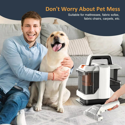 SIHAO 750W Spot Cleaner Vacuum Cleaner Handheld Carpet Cleaner 15KPa 750W Spray Suction Integrated Machine Clean Machine