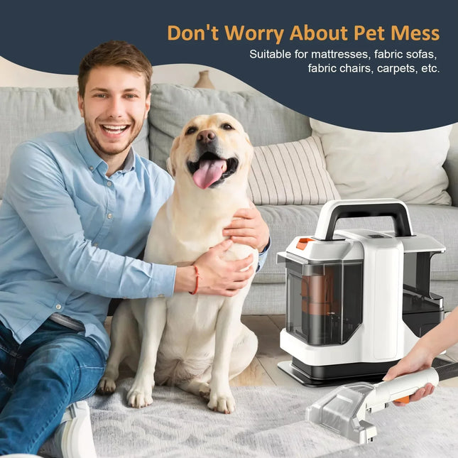 SIHAO 750W Spot Cleaner Vacuum Cleaner Handheld Carpet Cleaner 15KPa 750W Spray Suction Integrated Machine Clean Machine