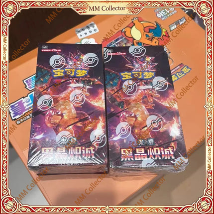 Original Pokemon Card Scarlet & Violet Csv5c Obsidian Flames Ptcg Card Collected Thin Box Chinese Version Card Collection Gifts