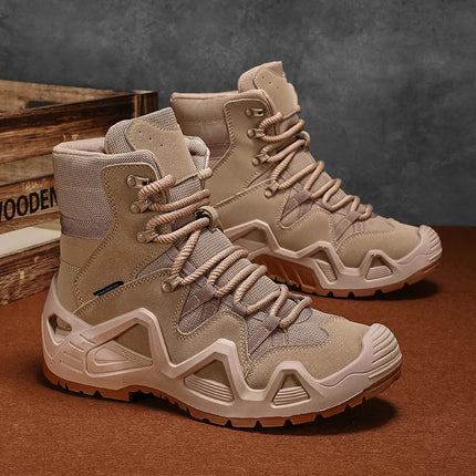 Men's Outdoor Hiking Shoes Hiking Boots Men Tactical Military Boots Denim Safety Work Shoes Outdoor Hiking Boots Training Shoes