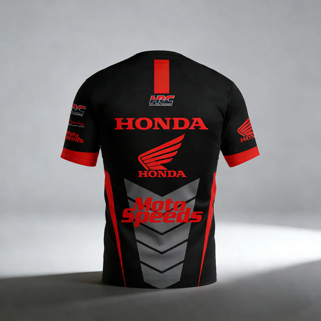 2026 Sommer Bestseller Honda Moto Speeds Kurzarm Racing Team Produkt Herren T-Shirt Rennsport Freizeit Kurzarm