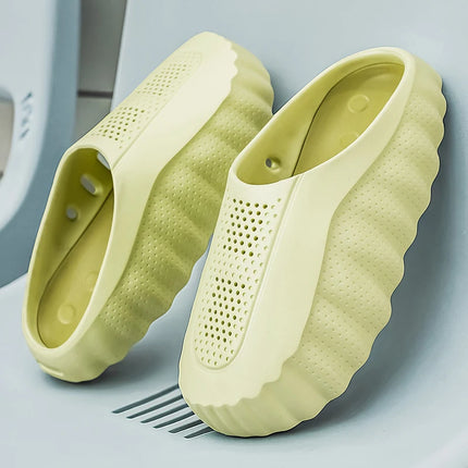 Summer Men Half Slippers Outdoor Breathable Couple Beach Shoes Platform Lightweight Soft Men Sandals Women Garden Casual Shoes