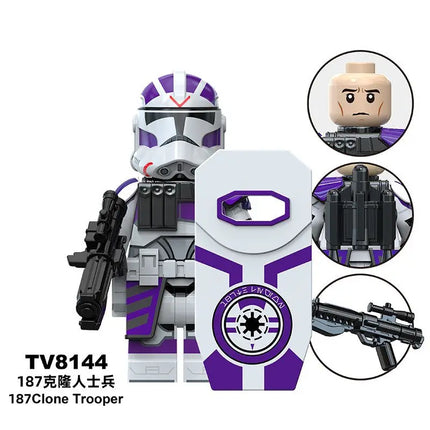 HOT T0YS Anime Figure Building Blocks Clone Trooper Shock Trooper Figure building blocks Palpatine Anakin Skywalker Toys