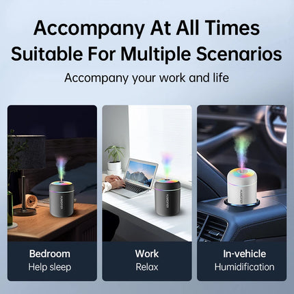 180ML Mini Air Humidifier USB Electric Aroma Diffuser Essential Oil Purifier Aromatherapy Mist Maker Lights For - product ima