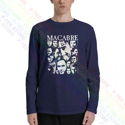 Macabre Ted Bundy Death Metal Grind Thrash Serial Killers True Crime Long Sleeve T-Shirts T-shirt Tee Top Hot Deals