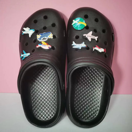 Woman Slippers With Halloween Charms Sandals Women Flip Flops Designer Shoes White Black Clogs Beach Comfortable Platform Mules