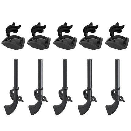 MOC Medieval Military Weapons Building Blocks Parts Castle Knights Soldier Sword Bow Crossbow Helmet Spear Model Bricks Boy Toys