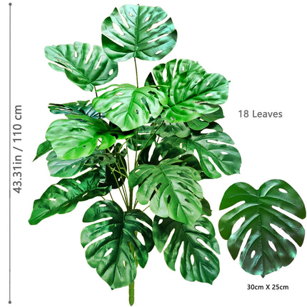 Artificial Monstera Plant, 40-130cm - image 12