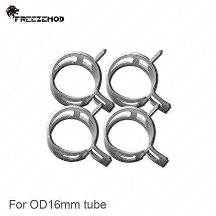 4pcs/lot Soft Pipe Clamp Buckle Water Cooling Hose Tube Clamps Spring Type Flexible Tightened Anti Leak 10/12/13/16mm pipe clamp