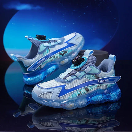 New Summer Children Sneakers Breathable 5-16Years Boys' Running Shoes New Swivel Buckle Kids Sport Shoes Outdoor Casual Trainers