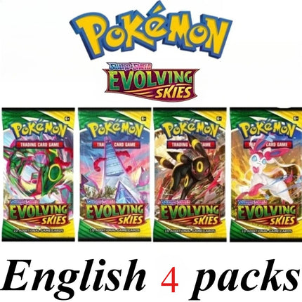 Pokemon Cards Mega Evolution Ascended Heroes English Version Cards Per Pack Rare Trading Cards for Collection Gift 4 Packs
