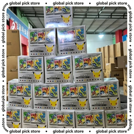New Genuine Pokemon Ptcg First Partner Special Illustration Set 30th Celebration Trading Card Collection For Adult Collectors