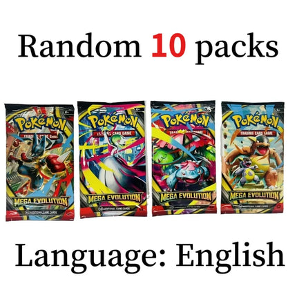 4/36 Packs English Pokémon TCG: Mega Evolution Perfect order Phantasmal Flames Ascended Heroes Booster Box Pokemon card