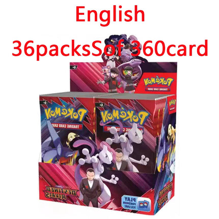 360Pcs Pokemon Card Prismatic Evolutions PHANTASMAL FLAMES Scarlet Violet 151 Black Bolt English Booster Battle Transaction Card
