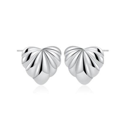 Trendy Stainless Steel Multilayer Circle Twist Knot Earrings for Women Texture Mixed Color Gold Plated Statement Earring Bijoux