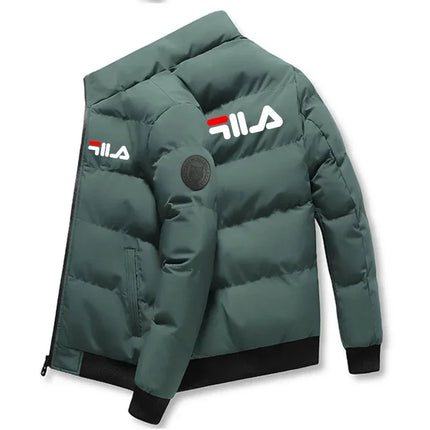 New 2026 Autumn/winter Men's Short Jacket, Fashionable Outdoor Casual Stand-up Collar Zipper Men's Cotton-padded Jacket