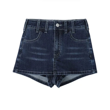 Korea High Street Low Waist Skirt Female Hottie Retro 90s Y2k Millennial Style Versatile Sexy Hip Wrap Ultra Short Denim Skirt