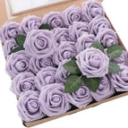 light purple / 25PCS no box leaves