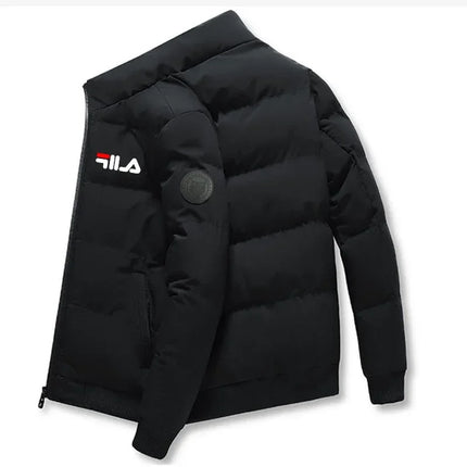 New 2026 Autumn/winter Men's Short Jacket, Fashionable Outdoor Casual Stand-up Collar Zipper Men's Cotton-padded Jacket