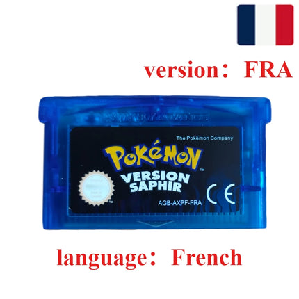 GBA Game Pokemon Series 32 Bit Video Game Cartridge Console Card Pokemon Emerald Ruby FireRed LeafGreen Sapphire Multi-language